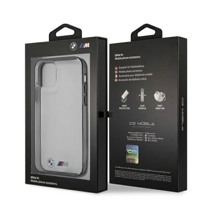 8. Etui BMW Sandblast na iPhone 12 mini - przezroczyste