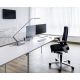 8. Durable 508523 uchwyt / stojak do monitorów 68,6 cm (27") Biurko Srebrny
