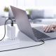 7. Kabel Ugreen US300 USB-C - USB-C PD QC FCP 100W 5A 480Mb/s 2m - biały