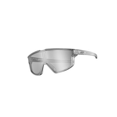 4. Okulary Julbo Fury Mini - błyszczący przezroczysty szary / Fluo pomarańczowy matowy| Spectron 3Cf Flash Blue