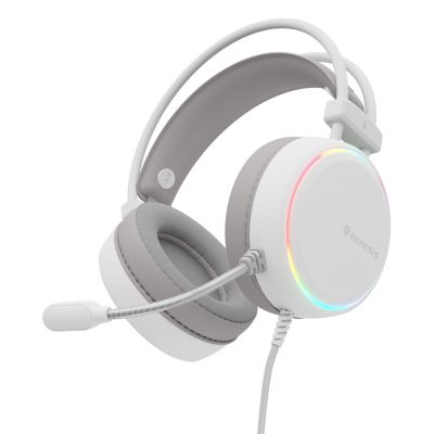 5. Słuchawki/zestaw słuchawkowy GENESIS NSG-2308 Przewodowa Opaska na głowę Gaming USB Typu-A Biały