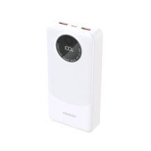 Powerbank Dudao K12Pro 22,5W PD 20000mAh USB-A, USB-C - biały