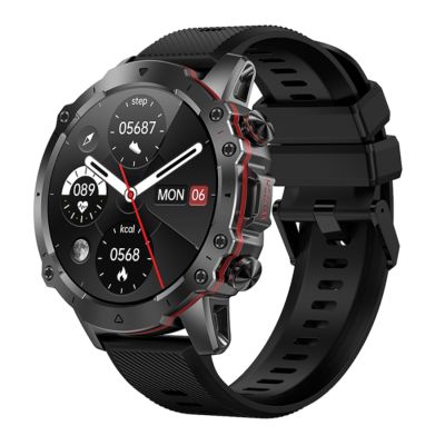 3. Smartwatch Męski Rubicon RNCF18-1 BLACK Bransoleta + Pasek