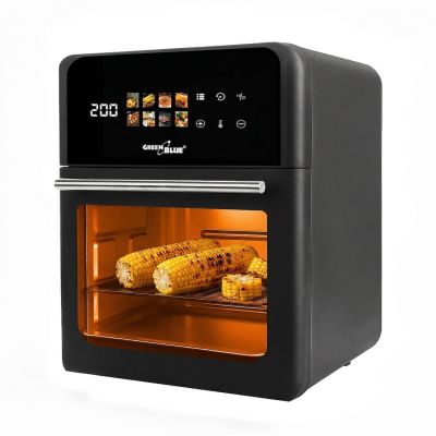 29. GREENBLUE FRYTKOWNICA BEZTŁUSZCZOWA AIR FRYER, MOCNA 1800W, POJEMNOŚĆ 10L, 8 PROGRAMÓW, AKCESORIA, TIMER GB950