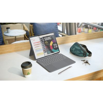 8. Logitech Combo Touch do iPada Air 13" M2 - Klawiatura - QWERTZ