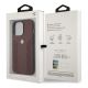 8. Etui BMW Leather Curve Perforate na iPhone 13 Pro / iPhone 13 - czerwone