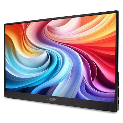 12. Acer PM161QB1bmiuux Przenośny monitor Czarny 39,6 cm (15.6") 1920 x 1080 px