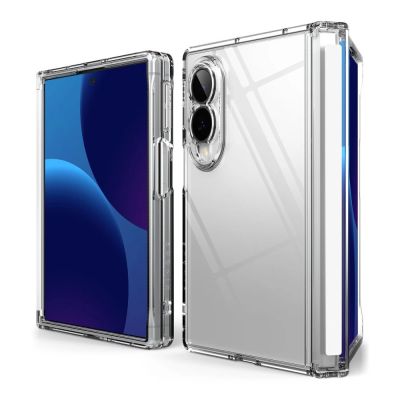 4. Etui Ringke Fusion Flap na Samsung Galaxy Z Fold 8 - przezroczyste