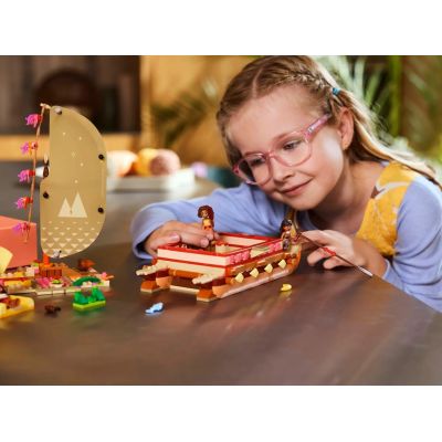 7. LEGO DISNEY PRINCESS 43270 Kajakowa przygoda Vaiany