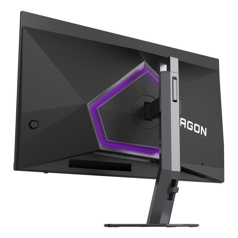 11. AOC AGON PRO AG276QKD2 monitor komputerowy 67,3 cm (26.5") 2560 x 1440 px Quad HD QD-OLED Czarny, Szary