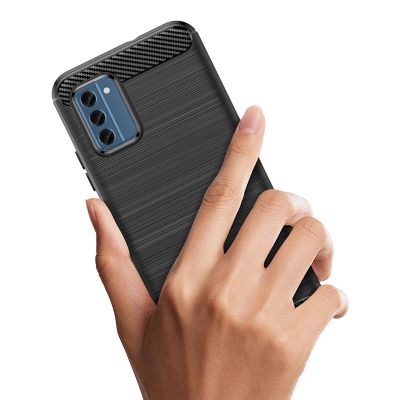 5. Etui silikonowe Carbon Case do Nokia C300 - czarne