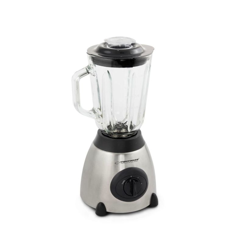 Blender kielichowy Esperanza Margarita EKM020 (500W; kolor czarny, kolor przeźroczysty, kolor stalowy)