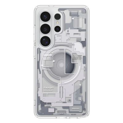 3. Etui Spigen Ultra Hybrid Mag MagSafe na Samsung Galaxy S26 Ultra Zero One - przezroczysto-białe