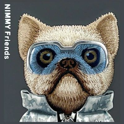 10. Etui Nimmy  Cool&Cute 2.0 Dog na iPhone 16 - czarne