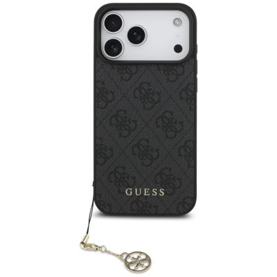 2. Etui Guess 4G Charms Collection MagSafe na iPhone 17 Pro Max - czarne