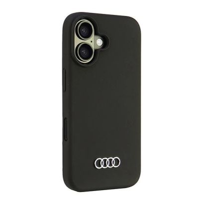2. Etui Audi Silicone Case na iPhone 16 6.1" - czarne