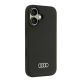 2. Etui Audi Silicone Case na iPhone 16 6.1" - czarne