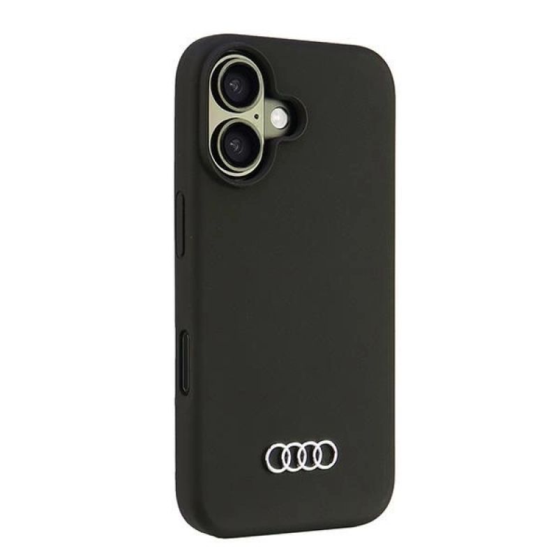 2. Etui Audi Silicone Case na iPhone 16 6.1" - czarne
