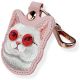 5. Etui Nimmy Glasses Cool Cat na lokalizator - różowe