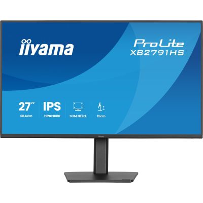 44. iiyama ProLite XB2791HS-B1 monitor komputerowy 68,6 cm (27") 1920 x 1080 px Full HD LED Czarny