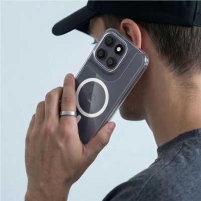 5. Etui Tech-Protect FlexAir Hybrid MagSafe na Motorola Moto G67 / G77 - przezroczyste