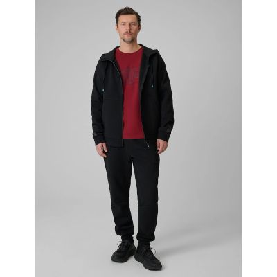 6. Bluza dresowa regular z kapturem męska 4F 4FRSS26TSWSM2974-20S