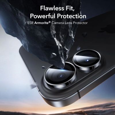 9. Osłona aparatu ESR Armorite na iPhone 16 / 16 Plus / 17 - czarna