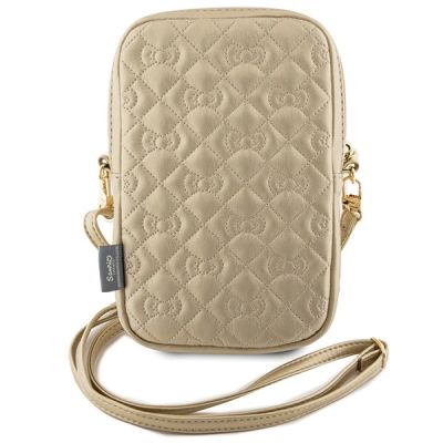 4. Torebka Hello Kitty Quilted Bows Strap - złota