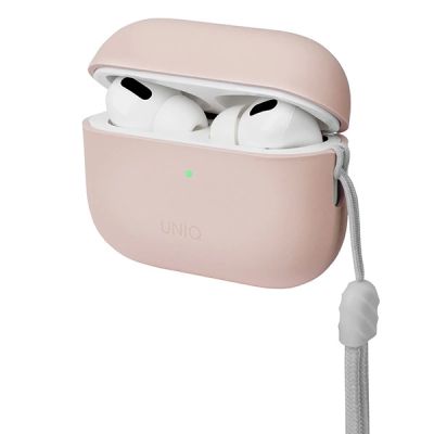 2. Etui Uniq Lino na AirPods Pro 2 - różowe