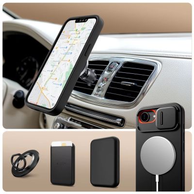 6. Etui Tech-Protect Kevlar Aura MagSafe na iPhone 16e / 17e - czarne