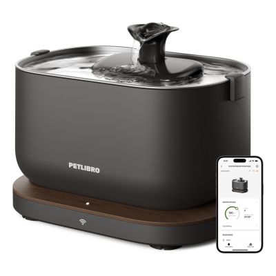 2. Petlibro Dockstream Smart karmnik / pojnik dla psa lub kota Kopolimer akrylonitrylo-butadieno-styrenowy (ABS), Stal nierdzewna Czarny Kot Automatyczne poidło dla zwierząt