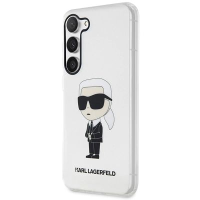 2. Etui Karl Lagerfeld Ikonik Karl na Samsung Galaxy S23 - przezroczyste