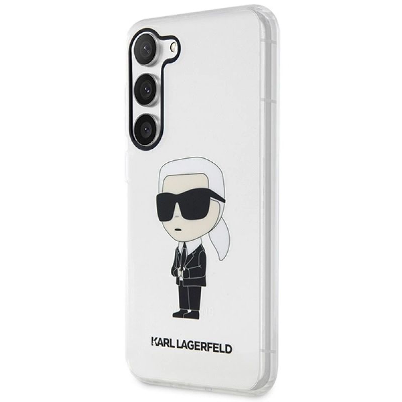 2. Etui Karl Lagerfeld Ikonik Karl na Samsung Galaxy S23 - przezroczyste