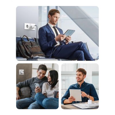 9. Ładowarka Ugreen Nexode mini CD318 15324 sieciowa GaN 20W USB-C  PD 3.0 / QC 4.0 - biała