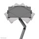 12. Neomounts DS20-425BL1 stojak na laptop Ramię notebooka Czarny 43,9 cm (17.3")