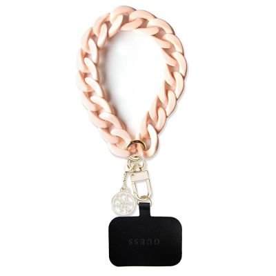 Zawieszka Guess Acrylic 4G Charm - różowa