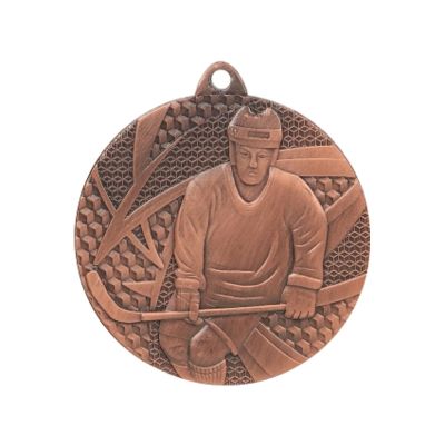 10. Medal brązowy- hokej - medal stalowy