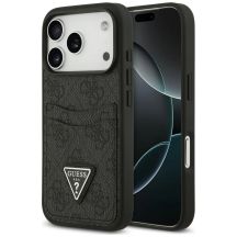 Etui Guess 4G nauble Card Triange na iPhone 18 Pro / 17 Pro - czarne