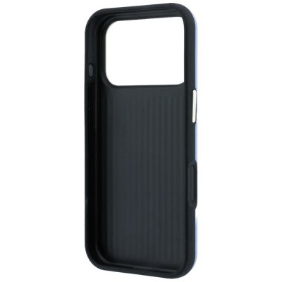 7. Etui Guess Smooth & Big Strass Logo na iPhone 18 Pro Max / 17 Pro Max - niebieskie