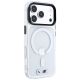 4. Etui BMW M IML Glossy Metal Logo & Trims MagSafe na iPhone 17 Pro / 18 Pro - przezroczyste