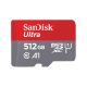 SanDisk Ultra microSD 512GB + SD-adapt.
