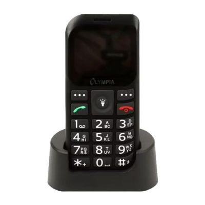 Olympia Mobiltelefon BELLA+ GroĂźtasten schwarz