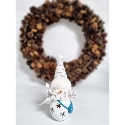 26. FIGURKA BAŁWANEK LED 7x6x16CM