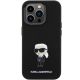 3. Etui Karl Lagerfeld Silicone Ikonik Metal Pin na iPhone 15 Pro - czarne