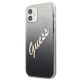 2. Etui Guess Glitter Gradient Script na iPhone 12 mini - czarne