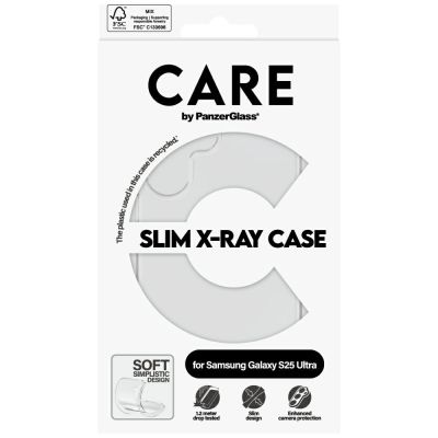 4. Etui CARE by PanzerGlass Fashion X-Ray do Samsung Galaxy S25 Ultra - przezroczysty