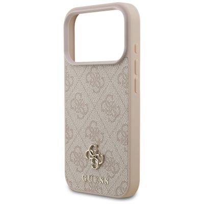 6. Etui Guess 4G Small Classic Logo MagSafe na iPhone 18 Pro / 17 Pro - różowe
