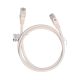 4. Patchcord U/UTP Lanberg PCU6-10CC-0100-W (RJ45 - RJ45 ; 1m; UTP; kat. 6; kolor biały)