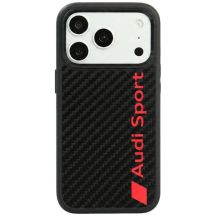 Etui Audi R8 Carbon Fiber MagSafe na iPhone 18 Pro / 17 Pro - czarne