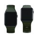 5. Pasek silikonowy 3mk Silicone Watch Strap do Apple Watch 42 / 44 / 45 / 49 mm - zielony